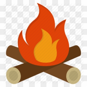 Vector Library Library Campfire Marshmallow Clipart - Illustration
