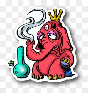 King Elephant Hitting The Bong Sticker - Ảnh Cần Sa Hoạt Hình - Free Transparent PNG Clipart Images Download King Elephant Hitting The Bong Sticker - Ảnh Cần Sa Hoạt Hình - Free Transparent PNG Clipart Images Download
