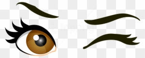 Free Png Download Brown Winking Eyes Clipart Png Photo - Wink Eyes Transparent Background