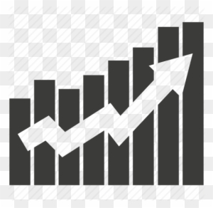 Growth Chart Black And White Clipart Computer Icons - Growth Chart Black And White