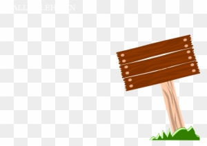 Wood Sign Post Clipart