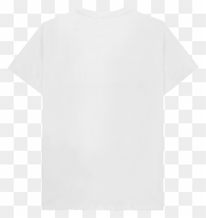 Back View - T Shirt White Plain