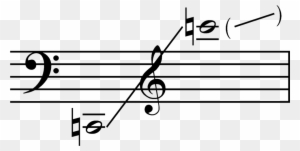 Range Of Horn - Harp Music Staff