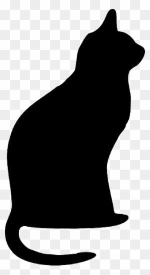 Cat, Halloween, Black, Silhouette, Spooky, Animal, - Cat Silhouette Clip Art