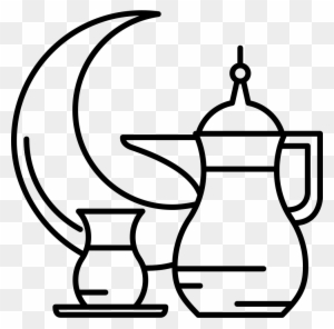 Png File - Ramadan Black And White Clipart