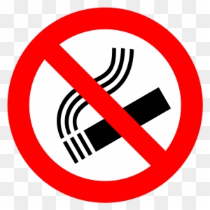 The Great Debate - No Smoking Sign Large