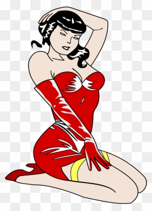 pinup girl clipart