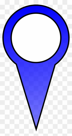 Free Blue Map Pin - Map Pins Clipart
