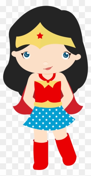 Aventuras De Una Super Mama - Girl Superhero Cupcake Toppers