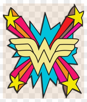 Wonder Woman Art Wonder Woman Clip Art - Vintage Wonder Woman Logo