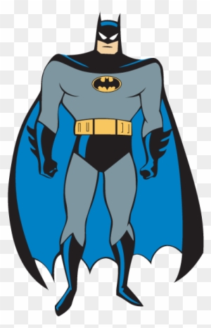Batman Joker Logo Clip Art - Batman Cartoon With Cape - Free Transparent PNG  Clipart Images Download