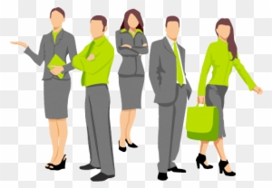 Business People High Quality Clipart - Group Working Together Png