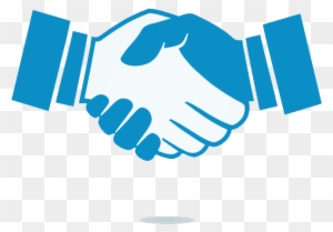 Shaking Hands Business People Who Checkmark Icon - Hand Shake Icon Transparent