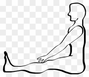 Outline Of A Person - Draw A Person Sitting Step