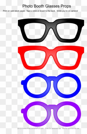 Glass Clipart Photobooth - Glasses Frames Photo Booth