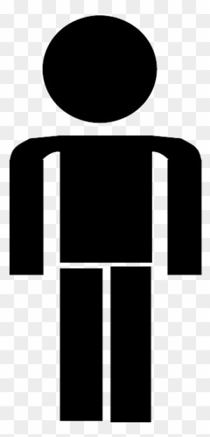Black, Stick, Symbol, People, Man, Female, Male - Male Stick Figure