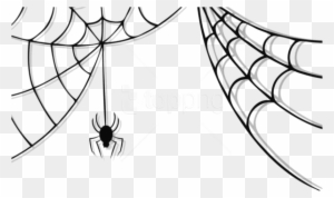 Free Png Download Haunted Spider And Web Png Images - Spider Web No Background