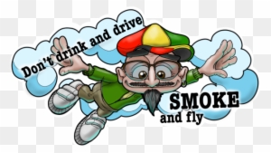 Smoking Clipart Grandpa - Don T Drink And Drive Smoke And Fly