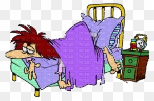 Bed Clipart Tired - Crawling Out Of Bed