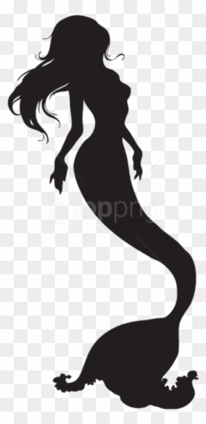 Download Mermaid Silhouette Clip Art Transparent Png Clipart Images Free Download Clipartmax