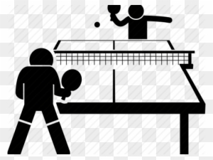Ping Pong Clipart Table Tennis Player - Ping Pong Clip Png