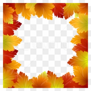 Free Png Download Autumn Leaves Border Frame Clipart - Border Autumn Leaves Clip Art