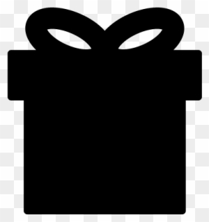 Gift Box Black Shape Vector - Gift Shape - Free Transparent PNG Clipart ...