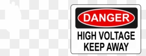 Danger High Voltage Computer Icons Sign, Danger High - Danger High Voltage