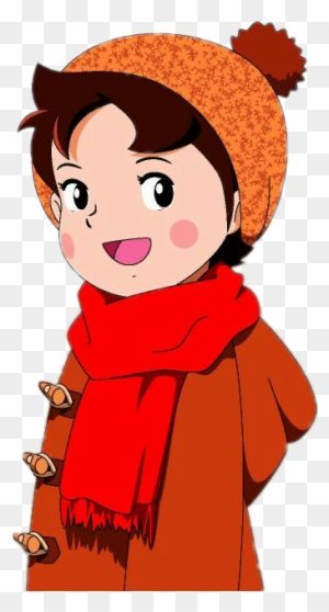 Heidi And Peter On Sleigh - Heidi Cartoon Hd - Free Transparent PNG Clipart  Images Download