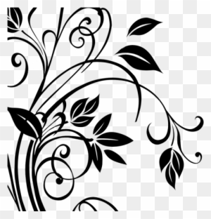 List Bunga Png - Flowers Pattern Png Silhouette