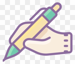 Writing A Business Plan - Hand With Pen Icon