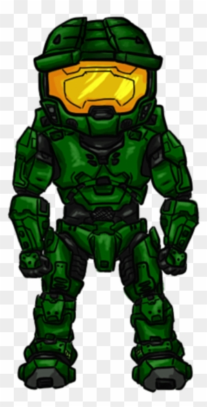Master Chief Chibi By Blue - Cartoon Halo Master Chief - Free