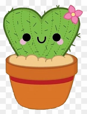#cactus #flower #plant #kawaii #cute #tumblr #freetoedit - Cute Cactus Clip Art
