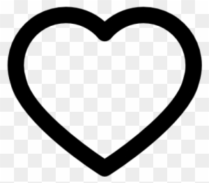 Heart Shaped Clipart Hollow Heart - Heart Outline Icon Png