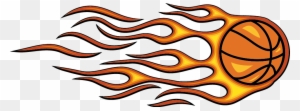 Clip Art Flaming Basketball - Basketball Flames Clip Art Clip Art Flaming Basketball - Basketball Flames Clip Art