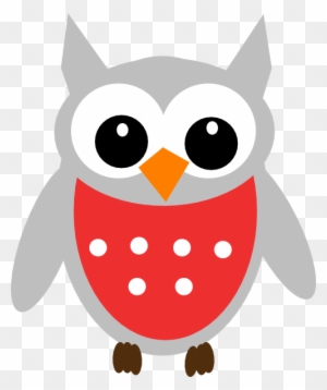 Red Owl Clip Art - Night Owl Cookies Logo