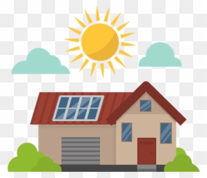 Pv Panels Home Logic Energy - Solar Panels On House Clipart