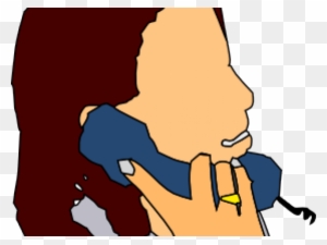 Talking On The Phone Clipart, Transparent PNG Clipart Images Free