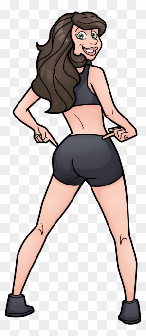 4950 X 4950 7 - Big Booty Girl Cartoon Png