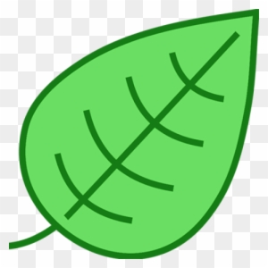 Clip Art Green Leaf Outline