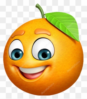 Portakalpng - 3d Fruit Cartoon Character