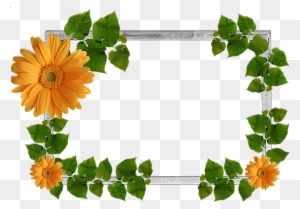 Flowers Frame - Leaf Frame