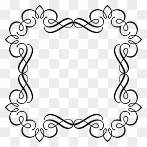 Picture Frames Decorative Arts Computer Icons Floral - Fancy Black Frame Png