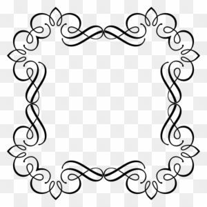 Picture Frames Decorative Arts Computer Icons Floral - Fancy Black Frame Png