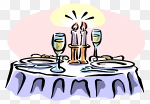 Fine Dining Cliparts Free Download Clip Art Ⓒ - Candle Light Dinner Clipart