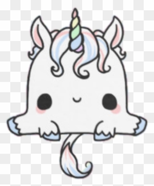 Unicorns Kawaii Stickers Ftestickers - Chibi Unicorn
