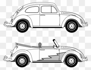 Vw Beetle Clipart Black And White