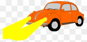 Big Image - Red Beetle Car Clipart Png