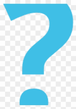 Question Mark Clipart Transparent Background - Blue Question Mark Emoji