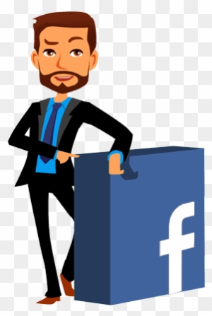 Facebook Marketer Image - Businessman Vector Characters Png